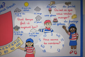 Barrow Hedges Primary, French mural 2