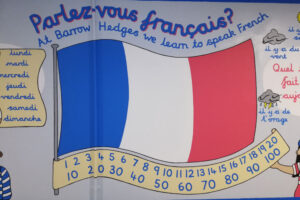 Barrow Hedges Primary, French mural 4