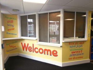 Elmwood Juniors, reception area